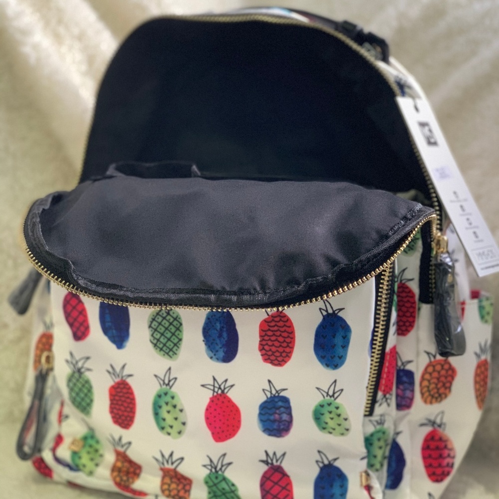 MMS Design Studio Multi-Colored Pineapple Backpack - Picture 4 of 4
